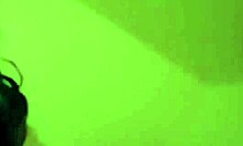 Homemade bbw amateur with big tits gives great blowjob to tattooed guy