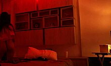 Linda houston dancing in red light