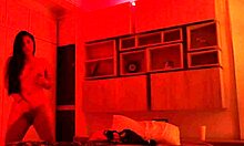 Linda houston dancing in red light