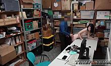 Teen Babe In Police Uniform Gets Anal Fucked With Big Tits First Time