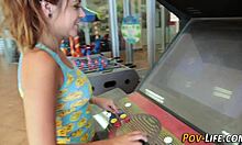 petite brunette teen amateur pov handjob and masturbation in high definition 😏