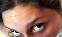 Sadira's hotwife teases with blowjob on big cock