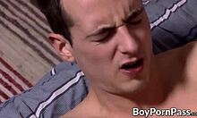 Watch him blow and fuck his boyfriend?