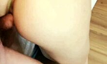 Homemade amateur pov with brunette in doggy style