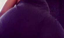 curious goddess amateur redhead in dress without panties masturbating feet licked hairy pussy sucked fucking big ass