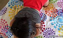 cute teen babe seducing with huge tits 😍