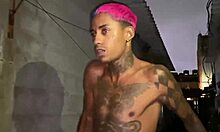 Gas Delivery Guy Ravages Cuckold's White Wife in Red