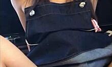 Japanese Amateur Endures Intense Upside-Down Blowjob