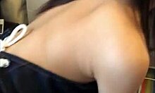 Japanese Amateur Endures Intense Upside-Down Blowjob