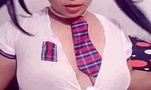 visiting my cousin in new york, she asks to see under my skirt 😏