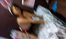 My stepsister waits for a big dick in homemade latino sex tape