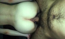 He bends his girlfriend over for rough doggystyle, enjoying her ass and feet.