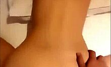 I am an asian teen babe filming myself doing cute fuck with my tits and pussy.