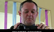 Lia Lor casually rides that big cock in cowgirl close-up