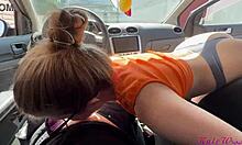 Girlfriend Sucks Me Off Right Outside the House