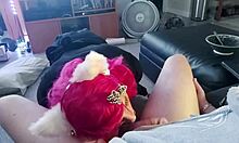 is this neighbor boy's first blowjob going to end with a deepthroat throatpie?