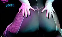 Spider-Gwen Masturbates Her Shaved Pussy In Sexy Sextape Scene