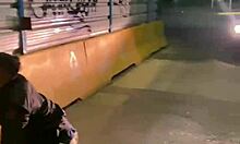 getting naked on the street and at my friends' place 😏