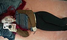 Watch me get wet watching porn, leading to a leg-shaking orgasm?