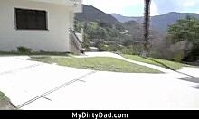 Cute April Reid Gets Fucked Hard By Her Stepdad. Intense Action With Big Cock.