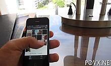 Lexi Kartel giving a wet, sloppy blowjob with her teen cunt