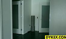 Blonde Girl Seduces Another With Toys