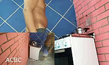 Kitchen fuck ends with anal cumshot for teen nicoli fox!