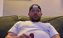 Jerking Off Hard to Intense Gay Action