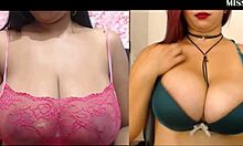 Huge Tits Girls Compete for Your Attention: Left or Right?