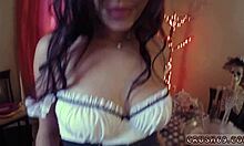 amateur teen 18+ girl facial swalloween fun