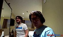 First Time Newbie Sucking Cock for Cum