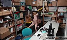 Fake cop ties up petite emo teen for hardcore threesome outside?