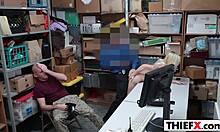 Sweety jacker gets banged hard by burglar