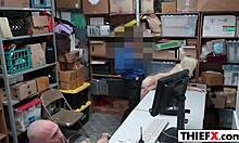 Sweety jacker gets banged hard by burglar