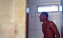 dark-skinned carioca hunk showers for gay webcam calls only