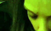 cute kitty girl plays around