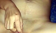 Latina Amateur Squirts During Horny Pussy Masturbation