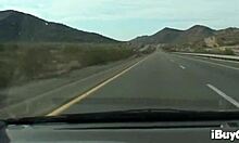 Busty Brunette Sheila Marie Toys with Her Shaved Pussy