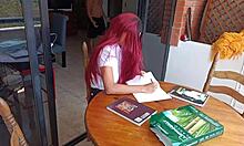 Morra No La Dejan Estudiar Que Deja Pervertido La Convence Para Coger Sus Tetas Grande Y Culo Perfecto