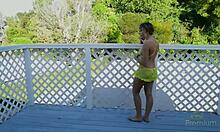 Athena Summers Strips and Teases Pussy