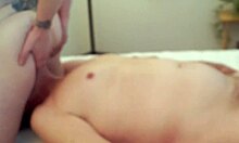 diaamondes slut sucks cock while masturbating