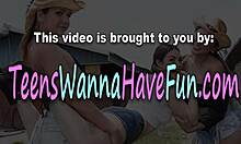 Teen 18+ In Lingerie And Stockings Giving Blowjob