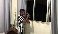 Watch This Latina Teen Suck Monster Cock!