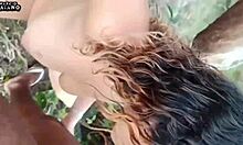 I took my friend's wife to the woods and fucked her every way!