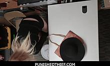 punished thief mature milf and parent fucked for shoplifting!