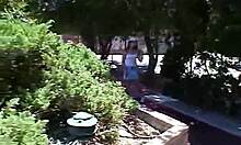 Teen Little 18+ April Goes Solo Outdoors