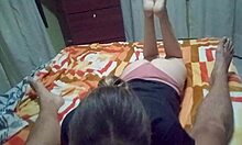 Pov Tasty Blowjob Featuring an Up-Close Feet View