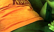 19 Year Old Ebony Teen Deepthroats Big Black Cock