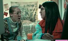 Busty Babe Ganged By Horny Lesbos