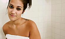 Step Bro Bangs Devyn Heart's Shaved Pussy